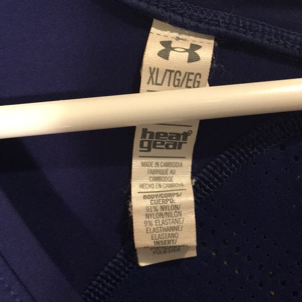 Under Armour athletic royal blue shirt XL … - Picture 3 of 4